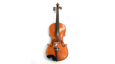 Lot 479 - German 3/4 size violin