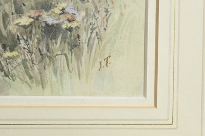 Lot 867 - Isa Jobling - Three illustrations for a poem entitled "The Miller's Daughter" | watercolour