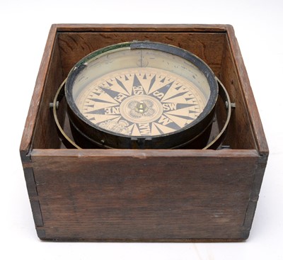 Lot 798 - A 19th Century nautical compass