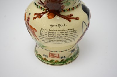 Lot 321 - A Crown Devon Fieldings John Peel musical hunting jug.