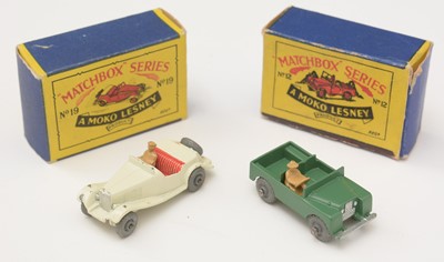 Lot 13 - Two Matchbox series Moko Lesney diecast vehicles