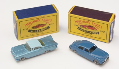 Lot 8 - Two Matchbox series Moko Lesney diecast cars