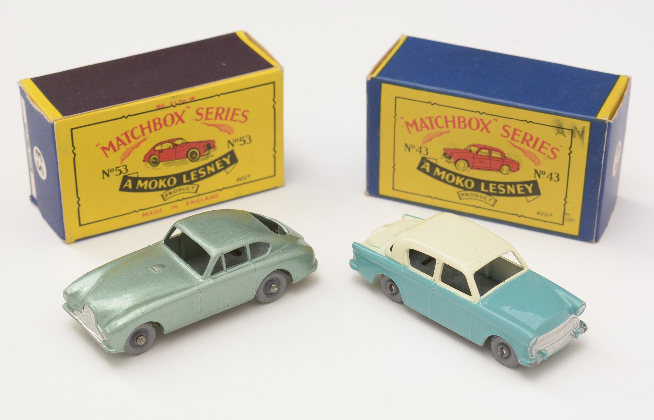 Lot 9 Two Matchbox series Moko Lesney diecast cars