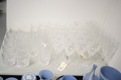 Lot 342 - A selection of glasses, various.