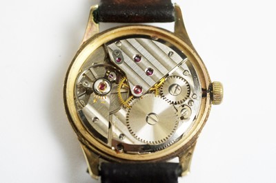 Lot 538 - Garrard: a 9ct yellow gold cased wristwatch