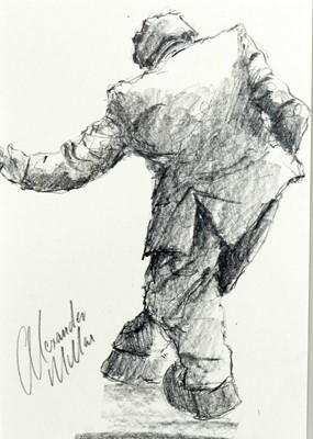Lot 552 - Alexander Millar - Homewards Dance | graphite