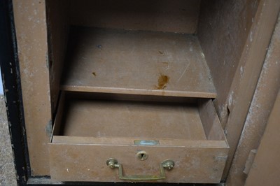 Lot 5 - F. Wickfield & Co., Birmingham: a vintage cast metal safe.
