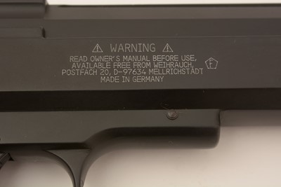 Lot 776 - A Weihrauch HW45 air pistol