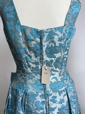 Lot 840 - Two 1960s evening gowns include one by Leanne of London  | in turquoise and brocade