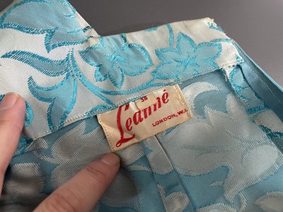 Lot 840 - Two 1960s evening gowns include one by Leanne of London  | in turquoise and brocade