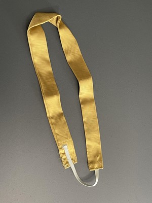 Lot 841 - A 1960s James Bond-style columnar evening gown and matching headband | and a 70s peasant dress