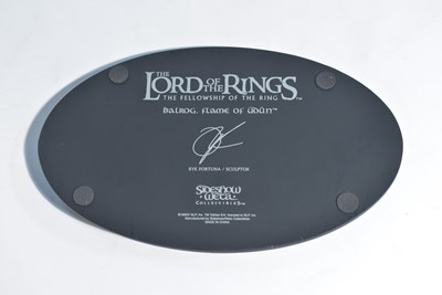 Lot 228 - Sideshow Weta Collectibles: The Lord of the Rings, The Balrog Flame of Udun polystone statue
