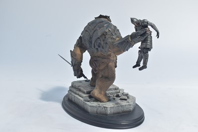 Lot 230 - Sideshow Weta Collectibles: The Lord of the Rings, Battle Troll of Mordor polystone statue
