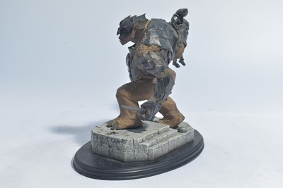 Lot 230 - Sideshow Weta Collectibles: The Lord of the Rings, Battle Troll of Mordor polystone statue