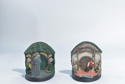 Lot 246 - Sideshow Weta Collectibles: The Lord of the Rings, No Admittance polystone bookends