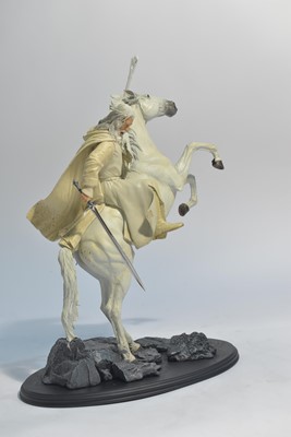 Lot 254 - Sideshow Weta Collectibles: The Lord of the Rings, Gandalf on Shadowfax polystone statue