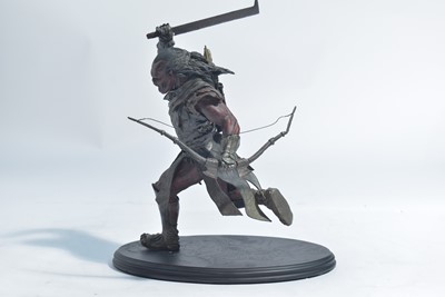 Lot 258 - Sideshow Weta Collectibles: The Lord of the Rings, Uruk-hai Scout Swordsman polystone figure