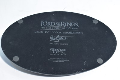 Lot 258 - Sideshow Weta Collectibles: The Lord of the Rings, Uruk-hai Scout Swordsman polystone figure