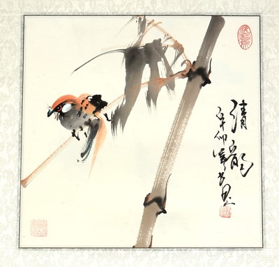 Lot 662 - Follower of Zhao Shao'ang eight unframed watercolours