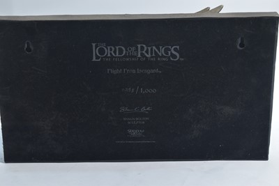 Lot 265 - Sideshow Weta Collectibles: The Lord of the Rings, Flight From Isengard polystone wall plaque