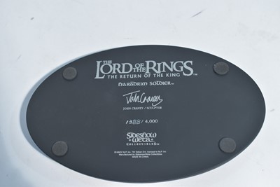 Lot 268 - Sideshow Weta Collectibles: The Lord of the Rings, Haradim Soldier polystone statue