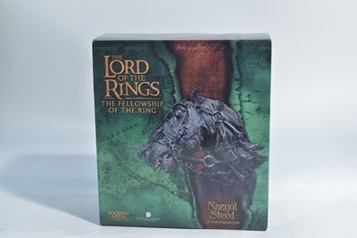 Lot 275 - Sideshow Weta Collectibles: The Lord of the Rings, Nazgul Steed polystone statue, boxed.