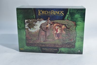 Lot 285 - Sideshow Weta Collectibles: The Lord of the Rings, Meeting of Old Friends polystone wall plaque