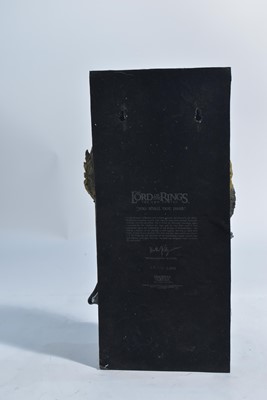 Lot 286 - Sideshow Weta Collectibles: The Lord of the Rings, "You Shall Not Pass" polystone wall plaque