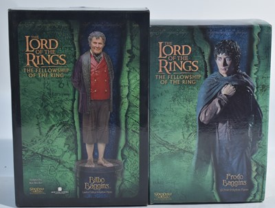 Lot 315 - Two Sideshow Weta Collectibles: The Lord of the Rings, Bilbo and Frodo Baggins