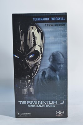 Lot 60 - Sideshow Collectibles Terminator 3, Rise of the Machines: Terminatrix Endoskull