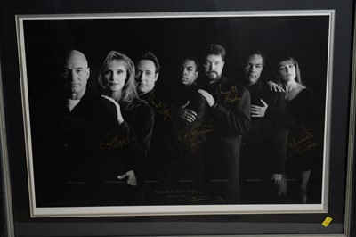 Lot 43 - A signed Star Trek pictures and another.