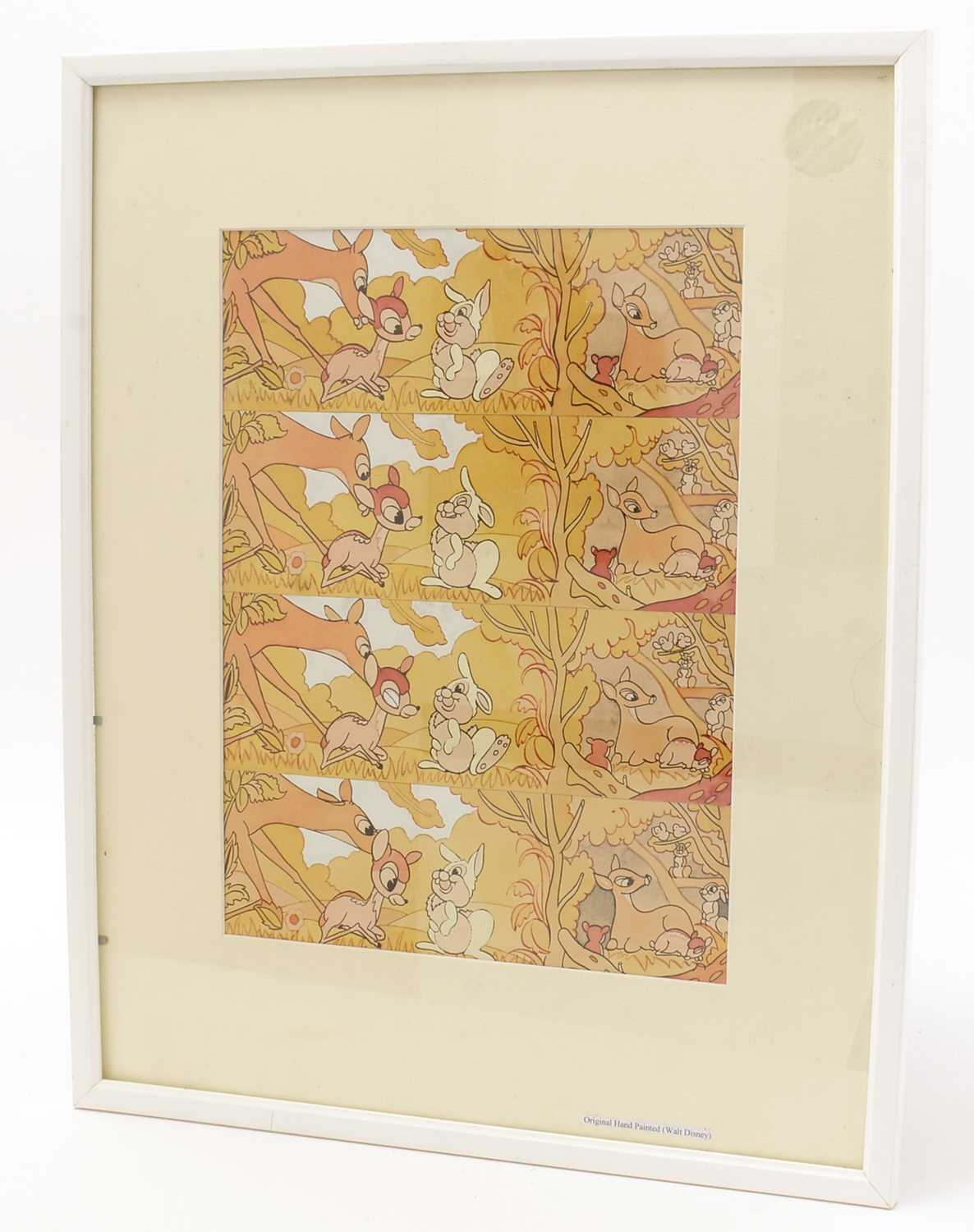 Lot 396 - An original hand-painted Walt Disney Studios Bambi Animation Sequence.