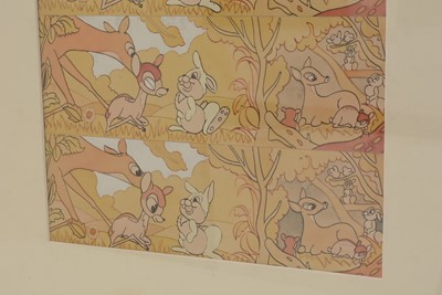 Lot 396 - An original hand-painted Walt Disney Studios Bambi Animation Sequence.