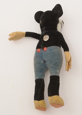 Lot 420 - A Walt Disney Productions Mickey Mouse felt soft toy.