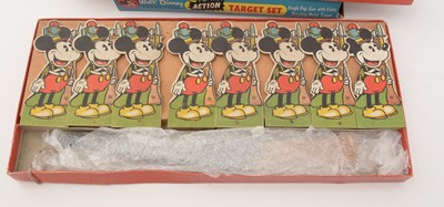 Lot 429 - Welsotoys Walt Disney Target set; and a Chad Valley Soldier Set.