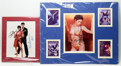 Lot 737 - Two signed photographs, featuring Halle Berry