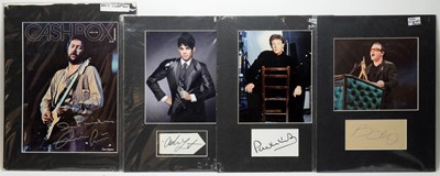 Lot 739 - Four Music interest autographs