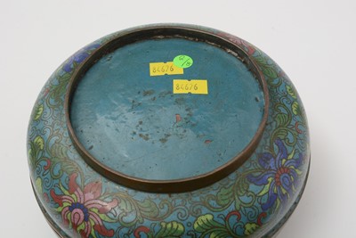 Lot 667 - Chinese cloisonne box and cover