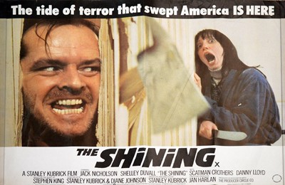 Lot 681 - The Shining British quad poster.