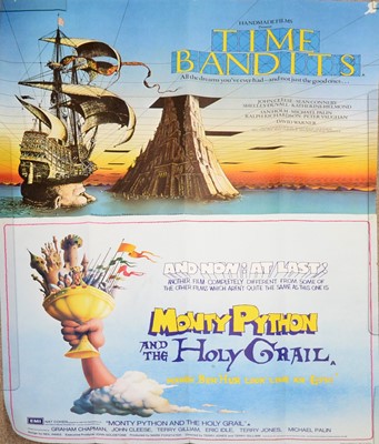 Lot 683 - Monty Python and Time Bandit British quad posters.