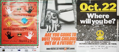 Lot 673 - Selection of political posters.