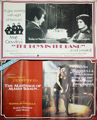 Lot 676 - Two British quad posters: The Boys in the Band; and another.