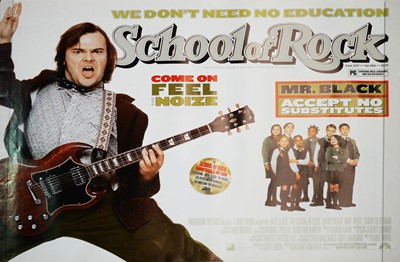 Lot 677 - Four British quad posters: School of Rock; and three others.