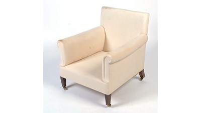 Lot 1352 - Howard & Sons, London; an early 20th Century armchair.