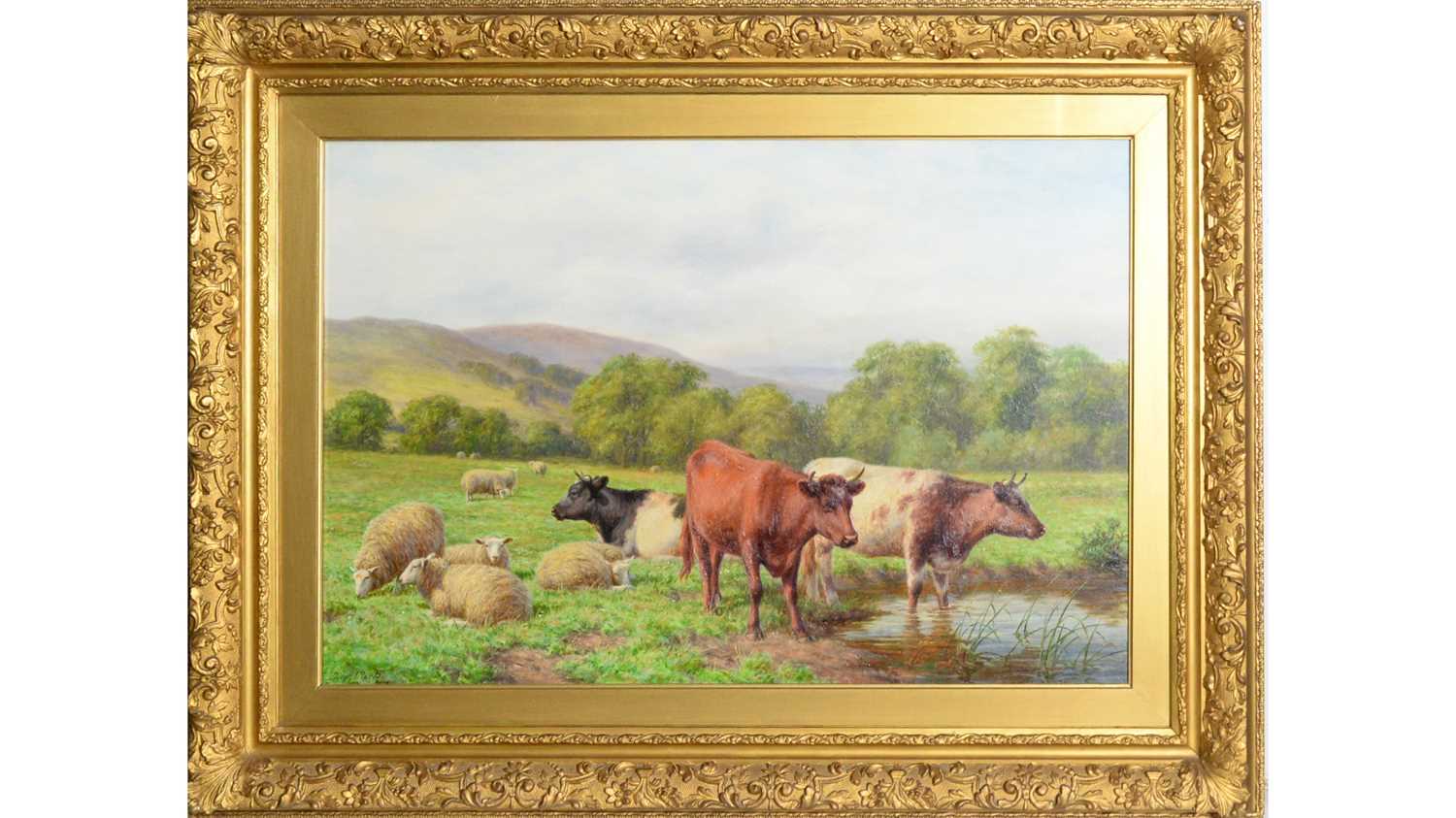 Lot 1024 - Dixon Clark Snr. - The Watering Hole | oil