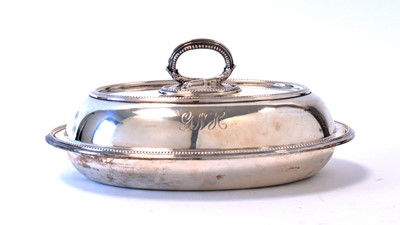 Lot 610 - An Edward VII silver tureen and cover, by Martin, Hall & Co