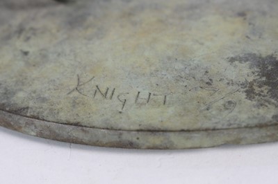 Lot 1231 - Jonathan Knight: Three Avocets, patinated bronze