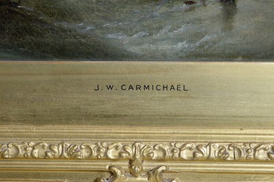 Lot 979 - John Wilson Carmichael - The Battle of Trafalgar | oil