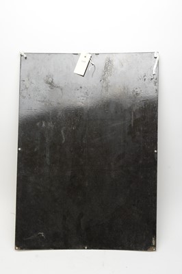 Lot 530 - A Sunday Mercury enamel advertising sign