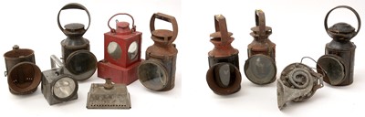 Lot 765 - A selection of Railway lamps